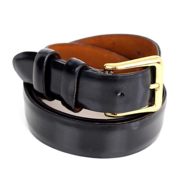 Cole Haan BLACK GENUINE LEATHER 1 1/8"Wd CASUAL DRESS MEN'S BELT Sz 34/85 (B35 - Picture 6 of 15